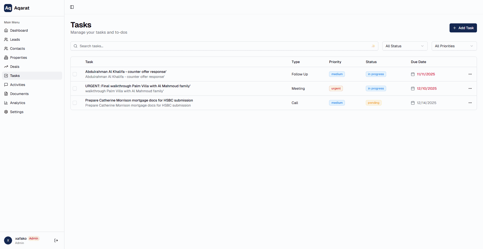 Task Management